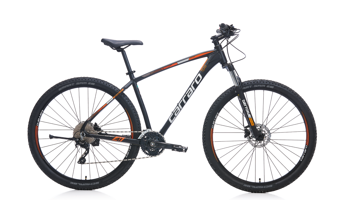 Carraro Daytona 930 Dağ Bisikleti -48cm-Mat Siyah-Turuncu