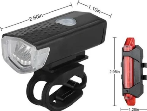Bisiklet Şarjlı Far Stop Seti
