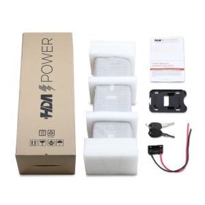 Hda-Power E-Bike Batarya 36V 10Ah Li-İon Sele Altı Kilitli