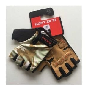 Carraro Kısa Parmak Eldiven CR-2117 Kahverengi Kamuflaj -M Beden-