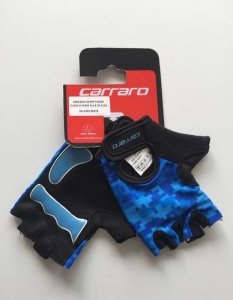 Carraro Kısa Parmak Çocuk Eldiveni 5-8 Yaş Mavi