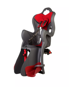 Bellelli B-One Çocuk Koltuğu Bagaj Bağlantılı Gri-Kırmızı Made in Italy