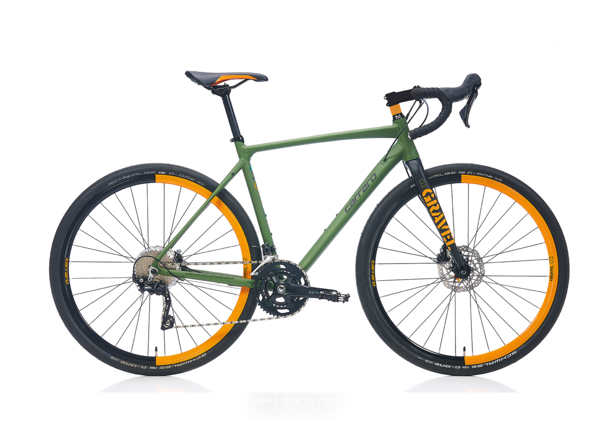 Carraro Gravel G2 Bisiklet -55cm- -Mat Haki Yeşil-