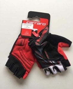 Carraro Kısa Parmak Eldiven CRO-008 Kırmızı -M Beden-