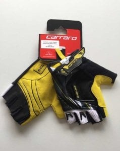 Carraro Kısa Parmak Eldiven CRO-008 Sarı -L Beden-