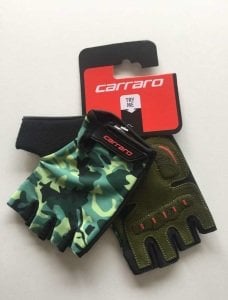 Carraro Kısa Parmak Eldiven CR-2117 Yeşil Kamuflaj -L Beden-