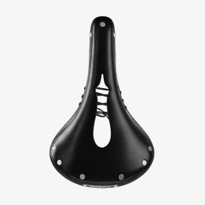Brooks B17 Carved Sele Siyah