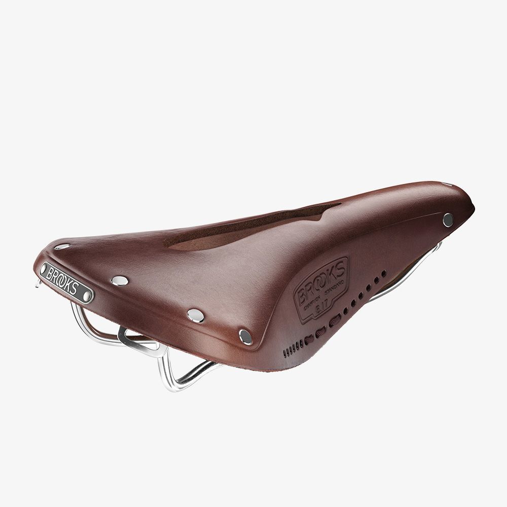 Brooks B17 Carved Sele Kahverengi