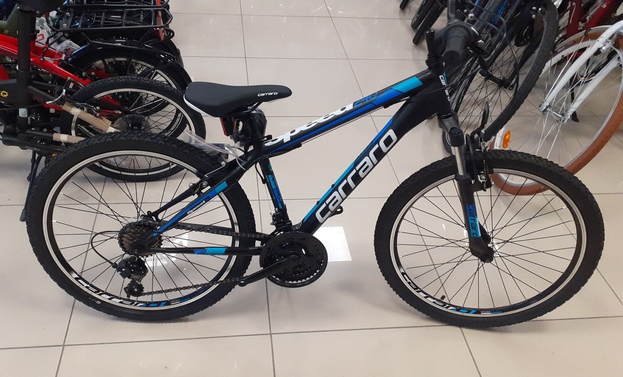 Carraro Speed 240 Dağ Bisikleti 24 Jant -Mat Siyah-Mavi-