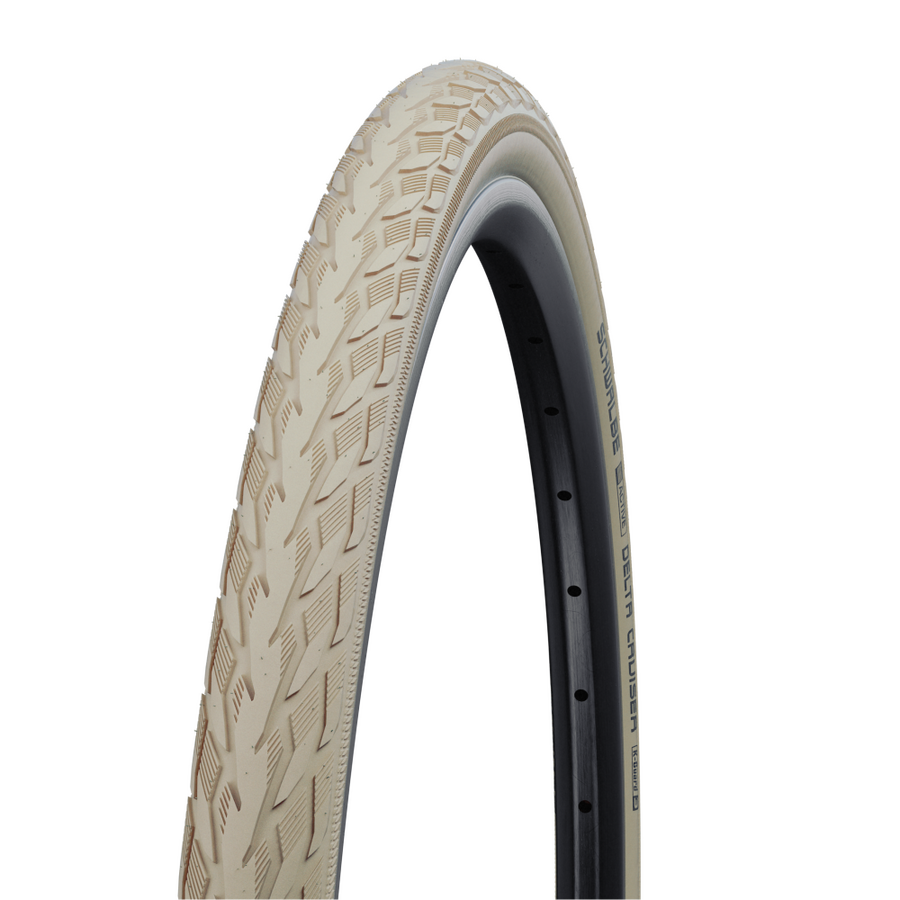 Schwalbe 28X1.1/2 Delta Cruiser 40-635 Zırhlı Dış Lastik K-Guard Krem