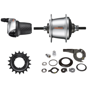 Shimano Nexus SG-C3001-7R 7 Vites Göbek Seti 36H Roller Fren Gümüş