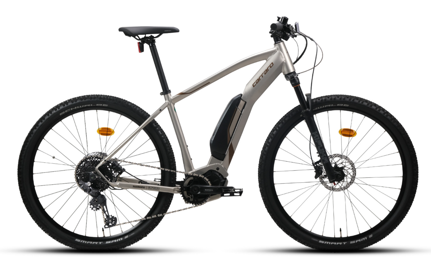 Carraro Kifuka E7 27.5'' 11V Elektrikli Dağ Bisikleti -44cm- Nikel Gri