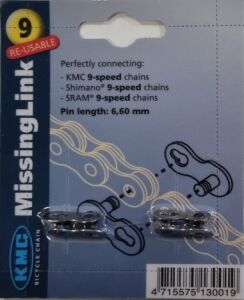 Kmc 9lu Zincir Powerlink 6.6mm(MissingLink) 2li Paket