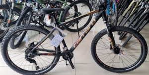 Carraro Force 970C Dağ Bisikleti 2026 - Shimano CUES 2x9 Vites & Hidrolik Fren | 29 Jant (44cm/M) Mat Siyah Altın