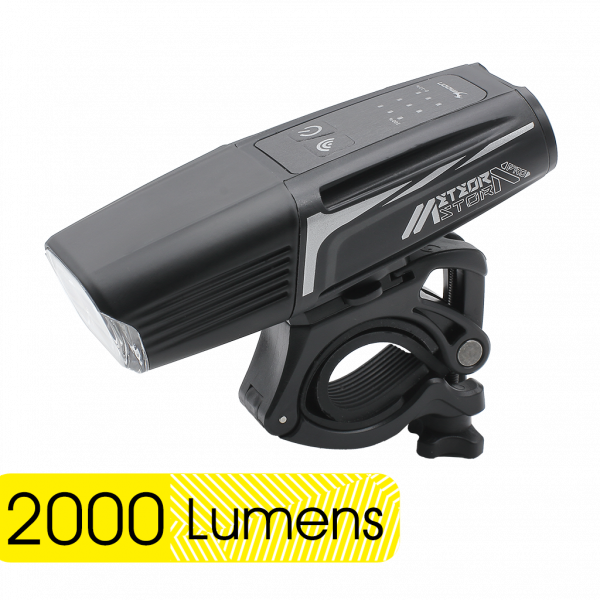 Moon Meteor Storm Pro 2000 Lümen Şarjlı Bisiklet Ön Far