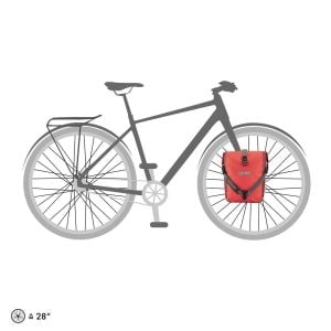 Ortlieb Sport-Roller Plus Ön Bisiklet Çanta 25L Kırmızı QL2.1 F6202
