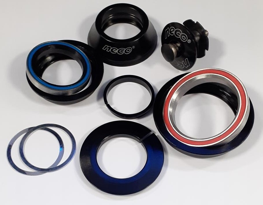 Neco H-386M Rulman Furç Seti 1.5'' Taper 1.1/8 Adaptörlü