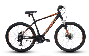 Carraro Force 620 Dağ Bisikleti 26 Jant -43cm- Mat Siyah-Turuncu