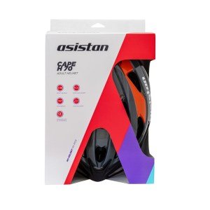 Asistan Cape H70 Kask Gri-Turuncu  -L beden-