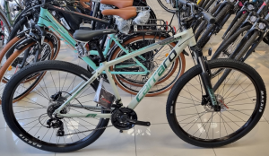 Carraro Force 920 Dağ Bisikleti 2026 - Hidrolik Disk Fren & Shimano Vites | 29 Jant (40cm/S) Mat Gri Yeşil