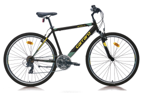 Carraro Active 290 Bisiklet -49cm- Mat Siyah-Sarı-Yeşil