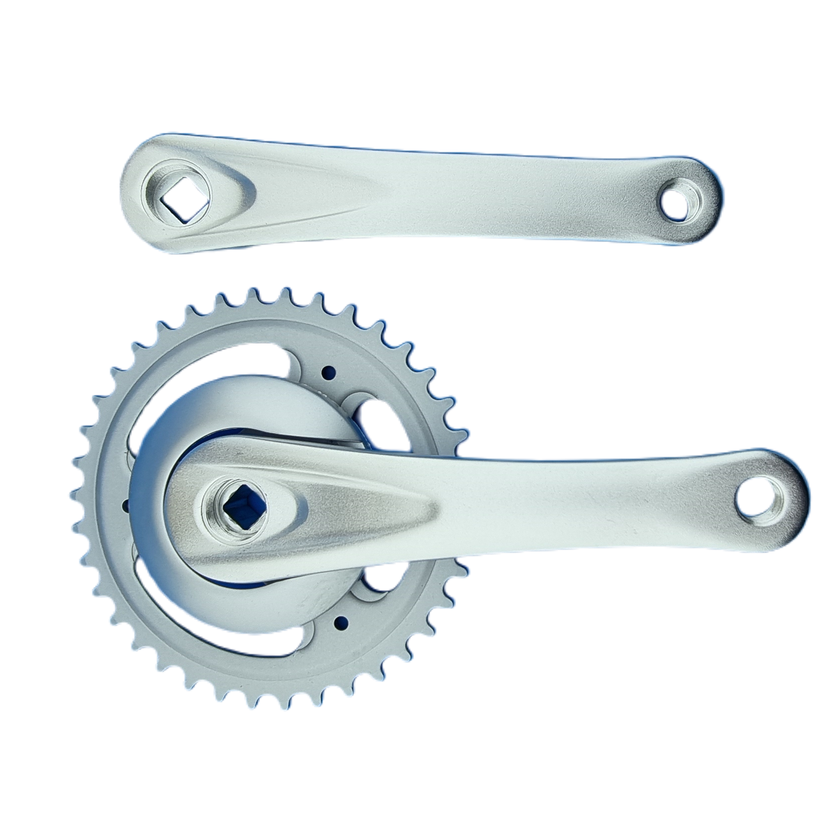 Prowheel Aynakol 38T Alüminyum 170mm Gümüş