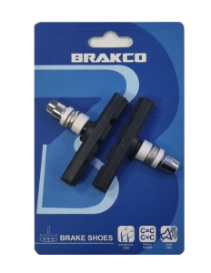 Brakco M-948V Pabuç Seti 60mm 2li Siyah