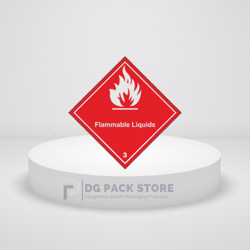 Sınıf 3 - Flammable Liquids Etiketi