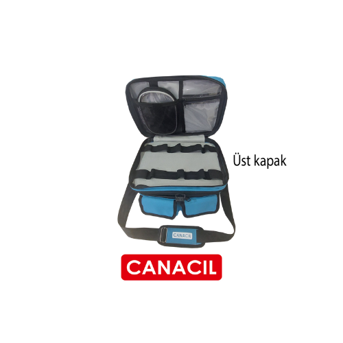 İlaç Taşıma Çantası - Medikal Sporcu Çantası - CANACIL - Mavi - Siyah - Kırmızı TK4205