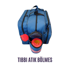 Medikal Evde Bakım Çantası - Mavi - CANACIL - TK4133