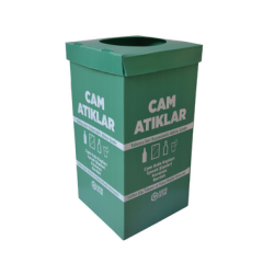 Cam Atık Kutusu -  Geri Dönüşüm Kutuları