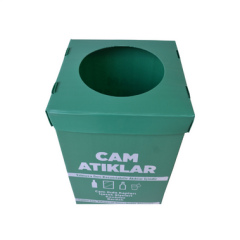 Cam Atık Kutusu -  Geri Dönüşüm Kutuları