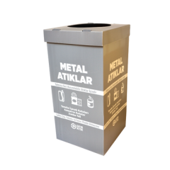 Metal Atık Kutusu - Geri Dönüşüm Kutuları