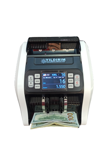 YILDIRIM Pro Mix Para Sayma Makinesi / Dolar Karışık Sayma ve Sahte Para Tespit Etme (USD-EURO-TL)
