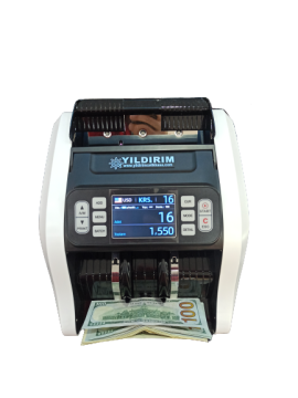 YILDIRIM Pro Mix Para Sayma Makinesi / Dolar Karışık Sayma ve Sahte Para Tespit Etme (USD-EURO-TL)