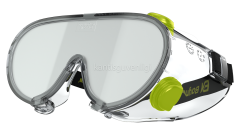 BAYMAX S-1551 Quattro Ventilli Gümüş Aynalı Koruyucu İş Gözlüğü