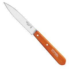 Opinel Essential No:113 Paslanmaz Çelik Tırtıklı Soyma Bıçağı Bej