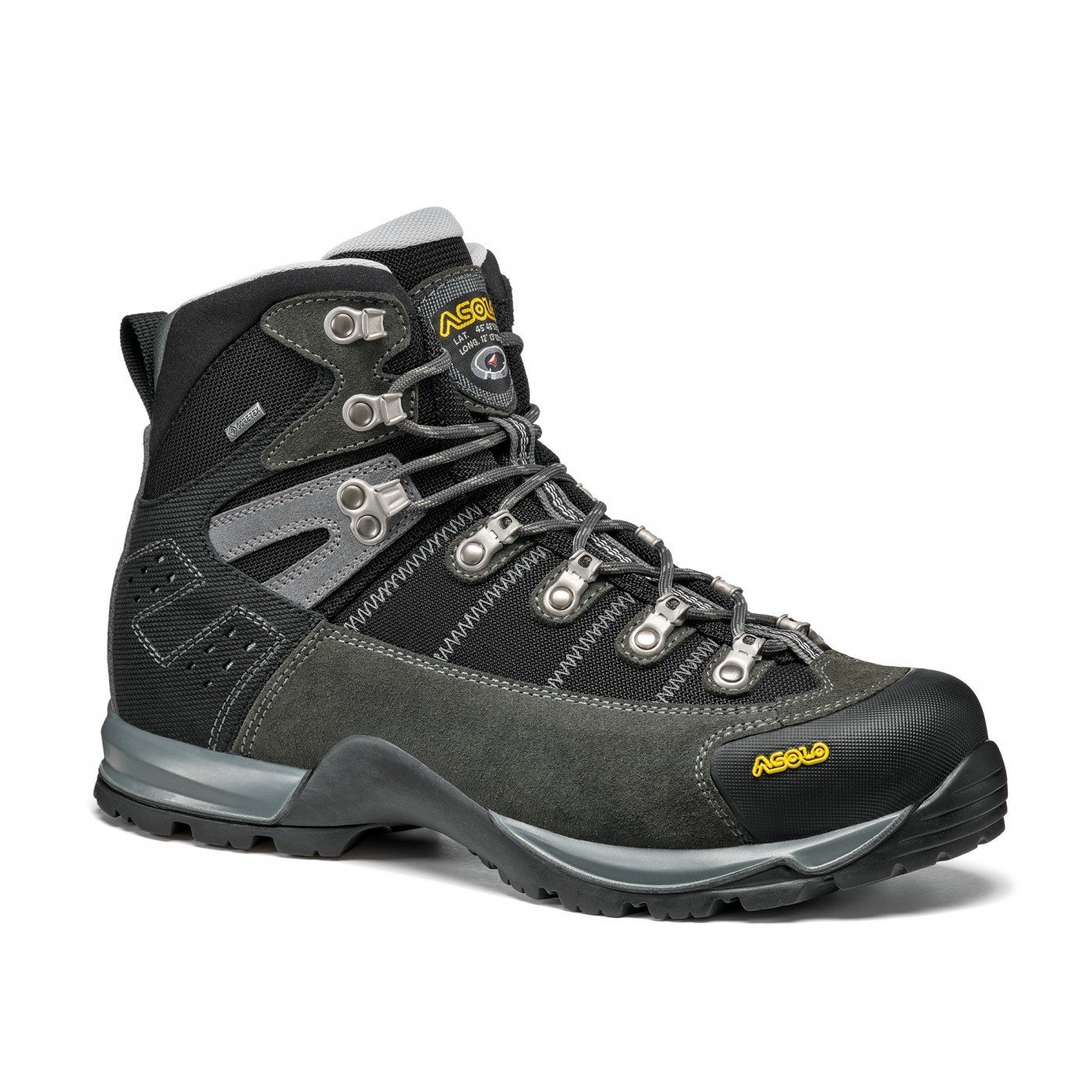 Asolo Fugitive Gore Tex Erkek Trekking Botu Siyah Gri