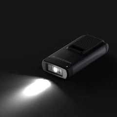 Led Lenser K4R Şarj Edilebilir Anahtarlı El Feneri (Gri)