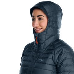 Rab Microlight Alpine Uzun Kaz Tüyü Kapüşonlu Kadın Ceket