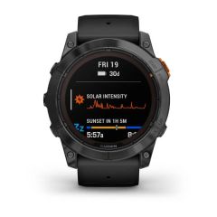 fenix 7X Pro Solar Edition - Slate Gri, Siyah Kayışlı