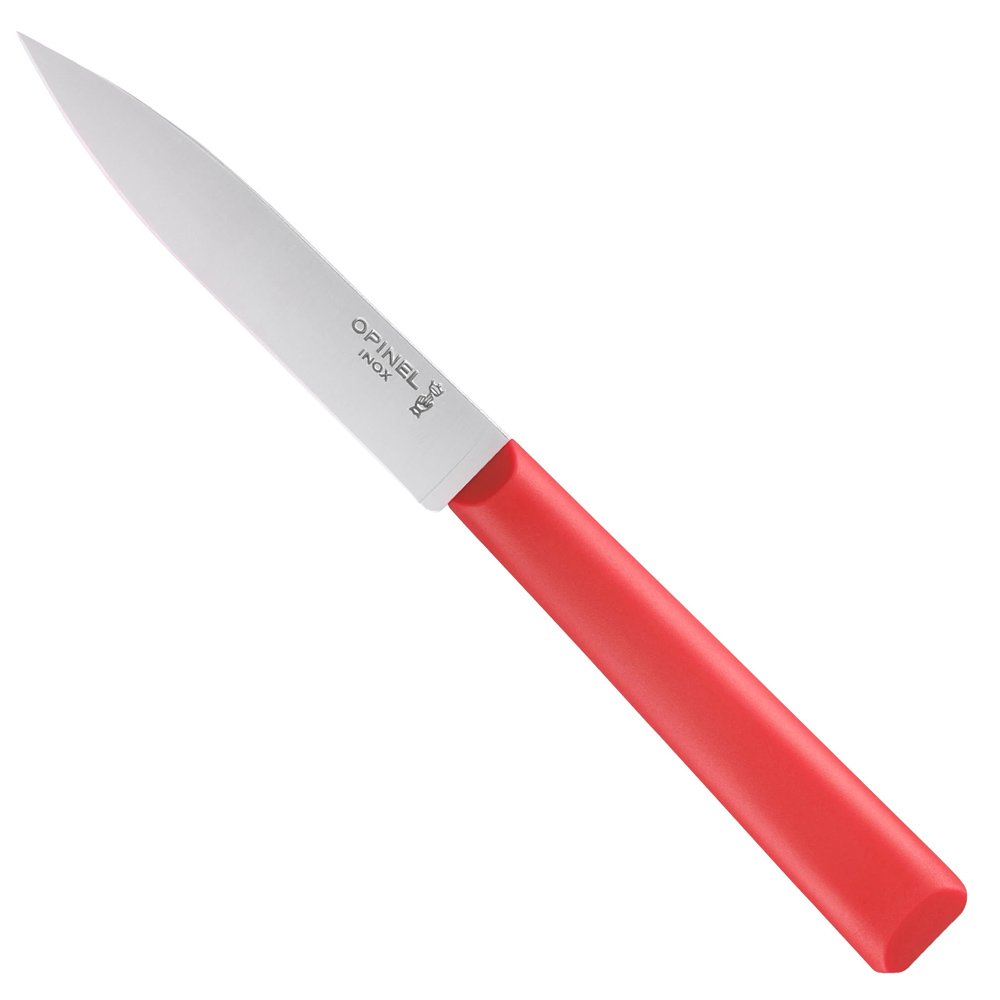 Opinel Essentiel Soyma Bıçağı Kırmızı