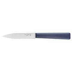 Opinel Essentiel Tırtıklı Soyma Bıçağı Mavi
