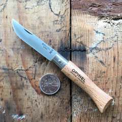 Opinel Inox 5 No Kayın Saplı Paslanmaz Çelik Çakı