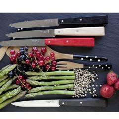 Opinel Bon Appetit Loft 4 Parça Ahşap Saplı Sofra Bıçağı N°125