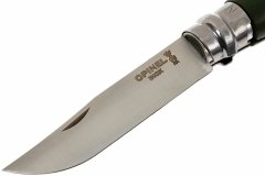 Opinel Inox No 8  Gürgen Saplı Paslanmaz Çelik Çakı (Haki)