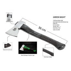 Megaton Green Night 36 cm Kılıflı Kamp Baltası