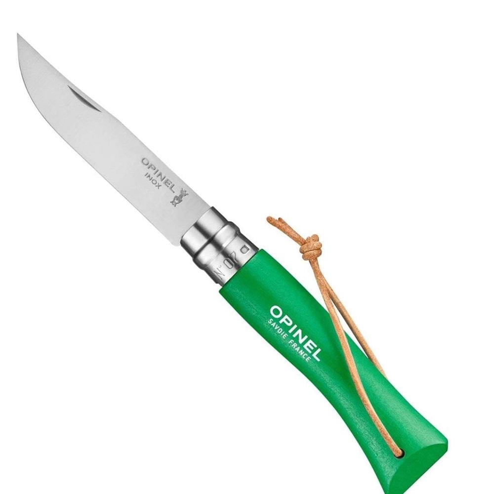 Opinel Inox Trekking 7 No Paslanmaz  Çelik Çakı (Yeşil)