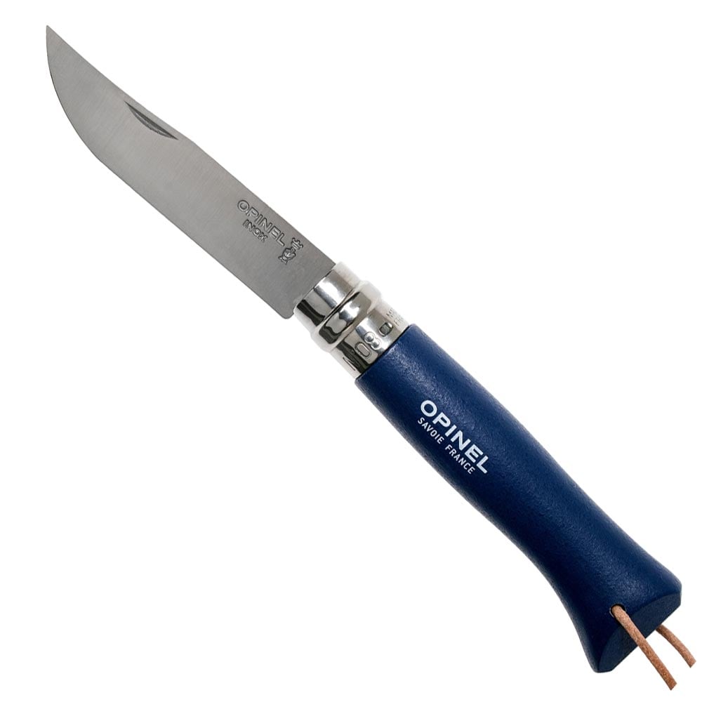 Opinel Inox Trekking 8 No Paslanmaz  Çelik Çakı (Mavi)