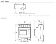 SEH62.1 Dijital Zaman Saati, AC 230 V, 24 Saat yada Haftalık Programlanabilir, IP20